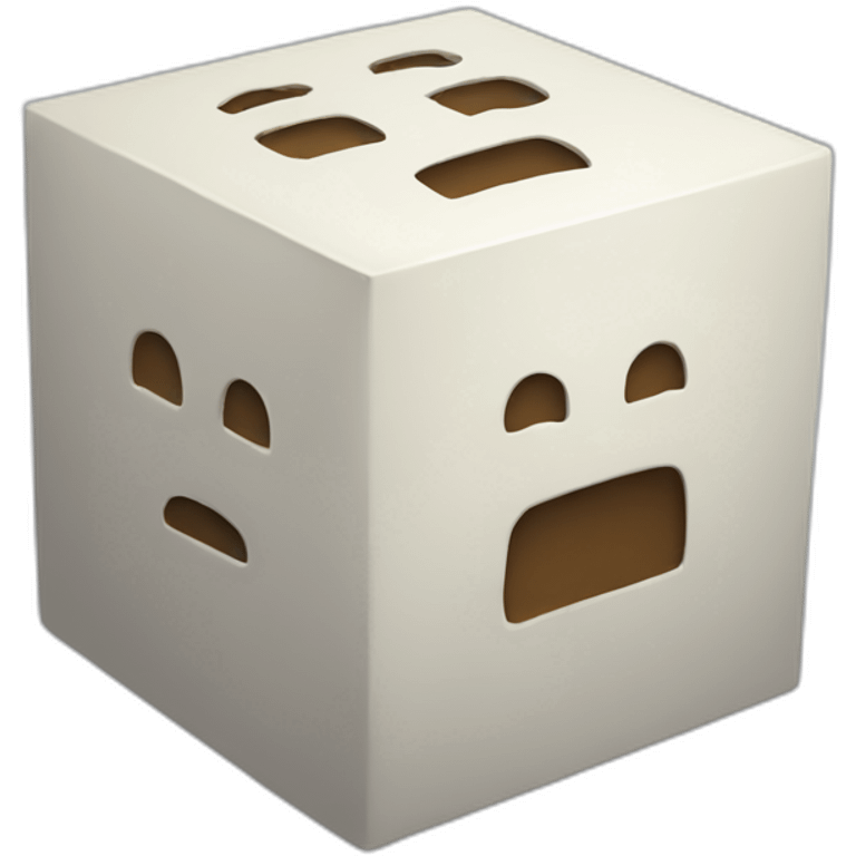 Cube emoji