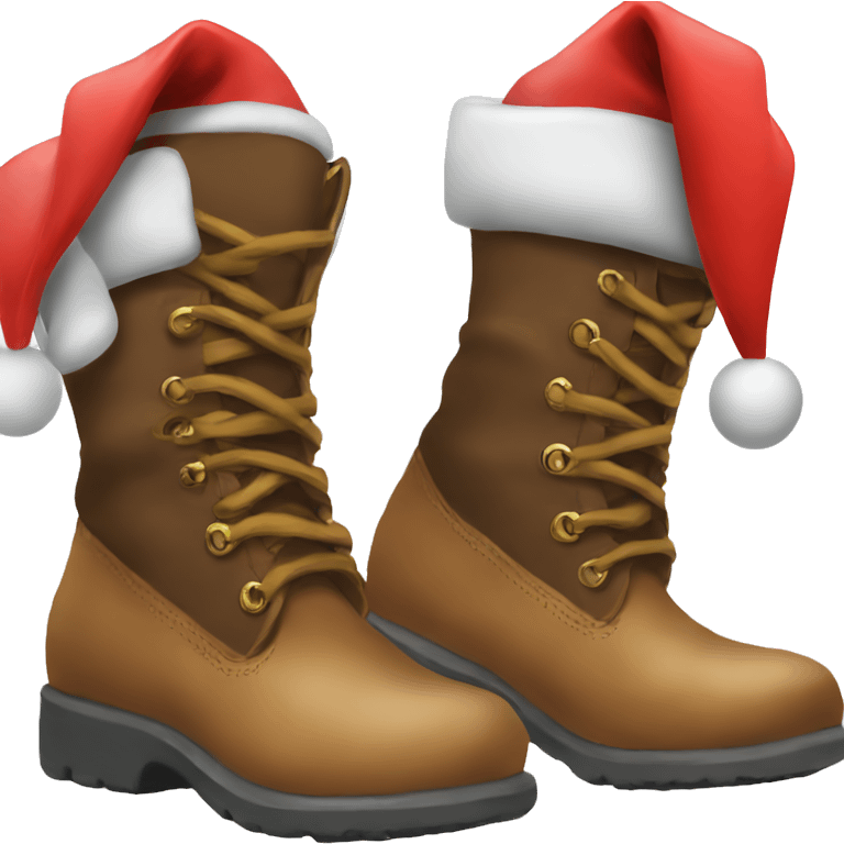 Xmas boots emoji