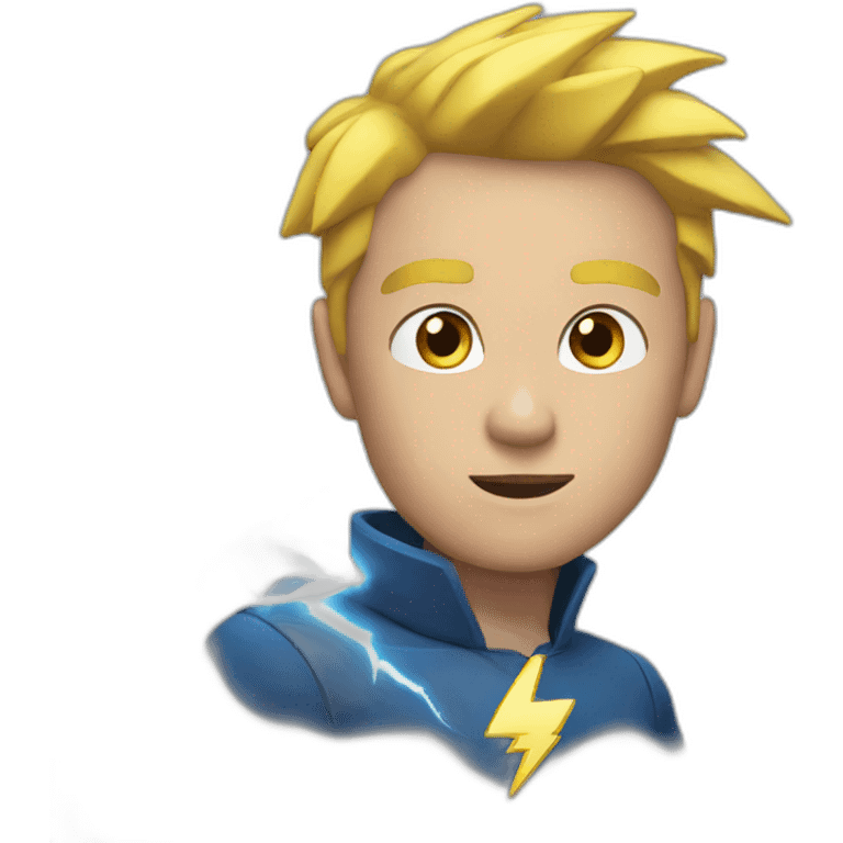 Flash lightning emoji