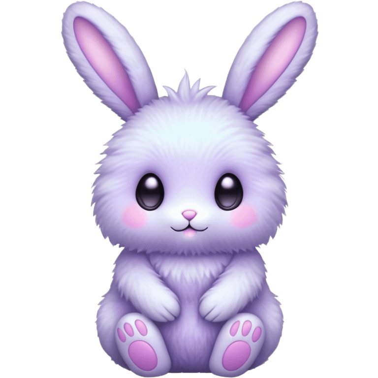 alien kawaiipuffy  fluffy easter bunny  emoji