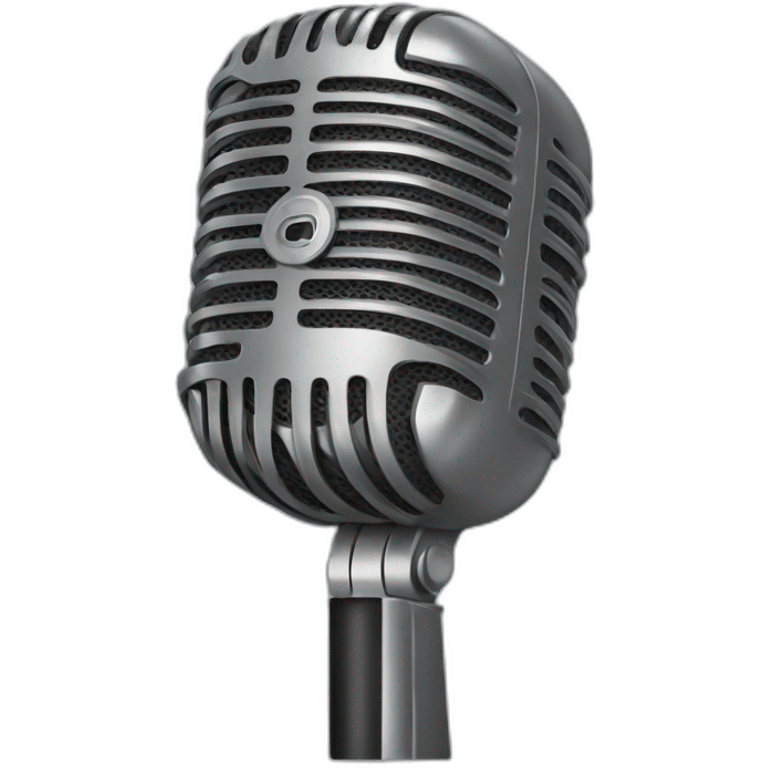 Microphone emoji