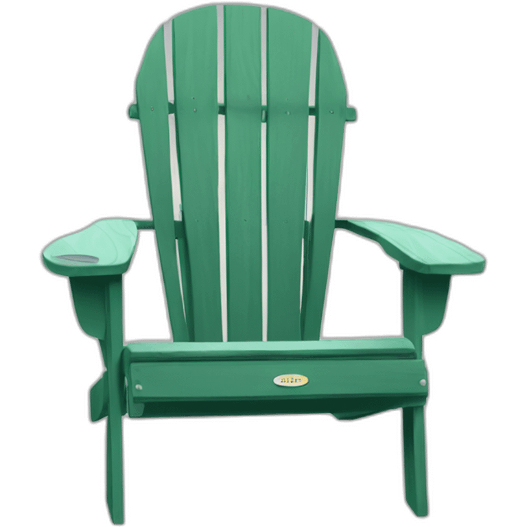 Adirondack chair emoji