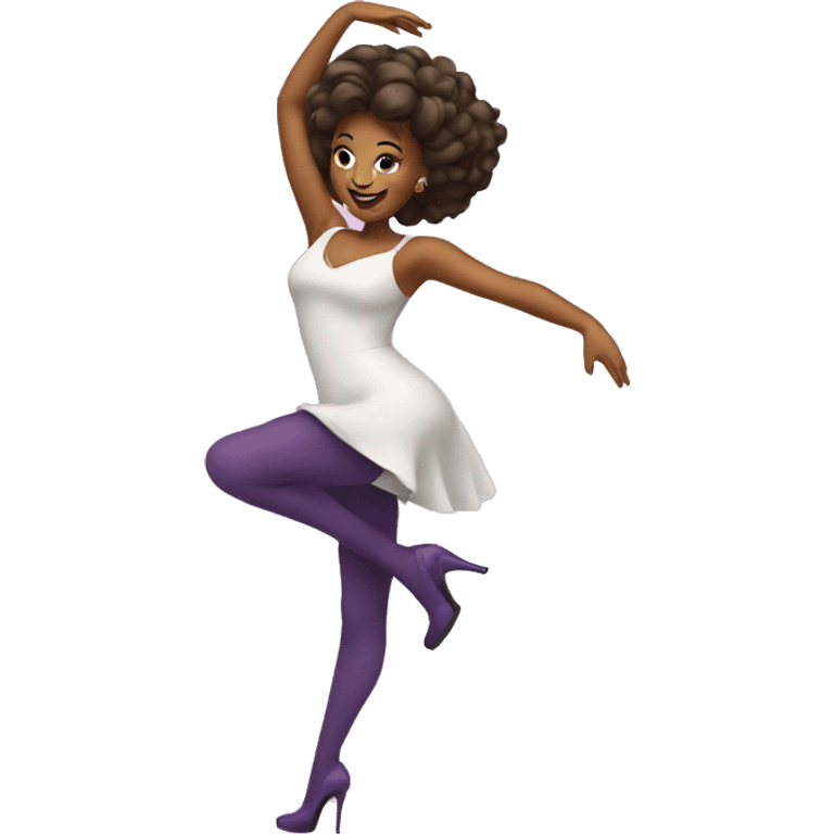 Woman dancing on high heels emoji