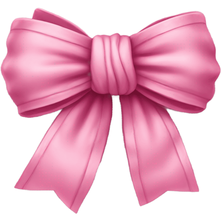 a cute pink bow emoji