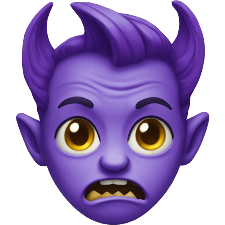 purple imp crying emoji