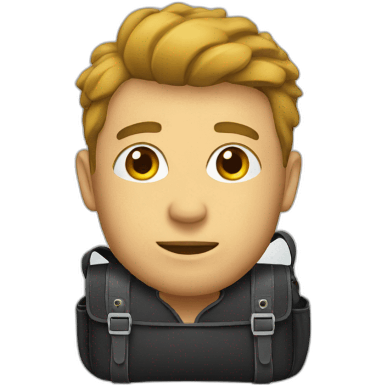 man bag emoji