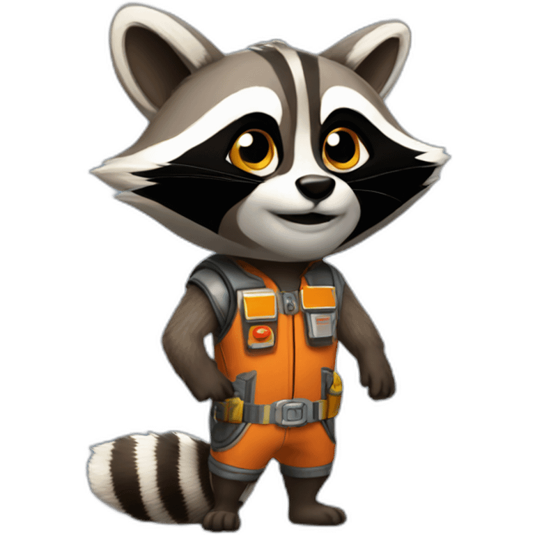 rocket-racoon emoji