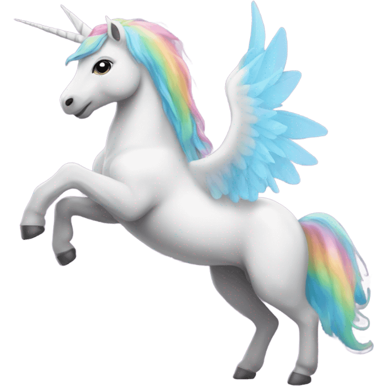 unicorn with wing emoji