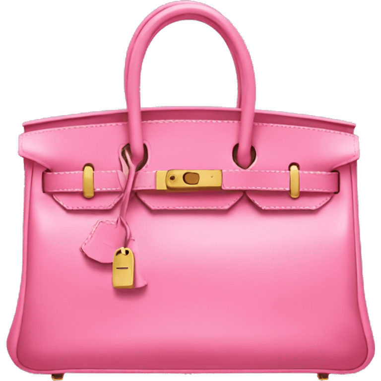 Pink hermes birkin bag emoji