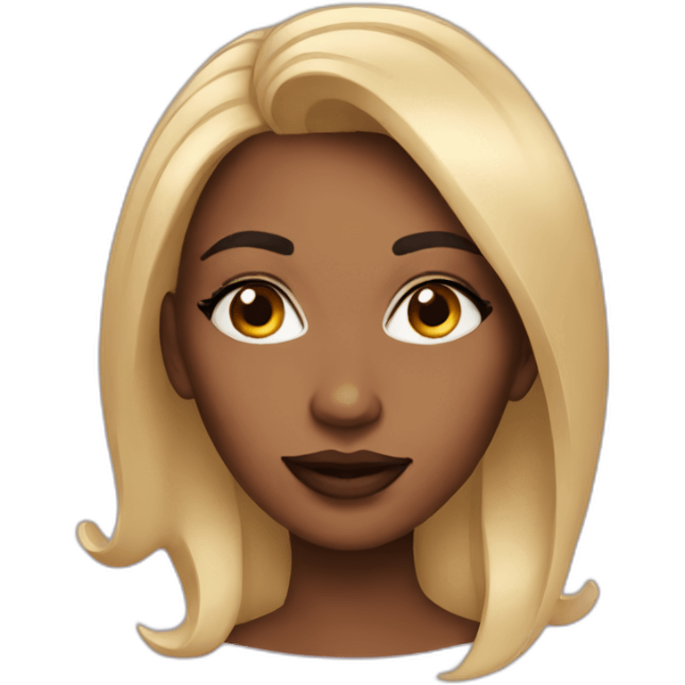 woman with makeup emoji