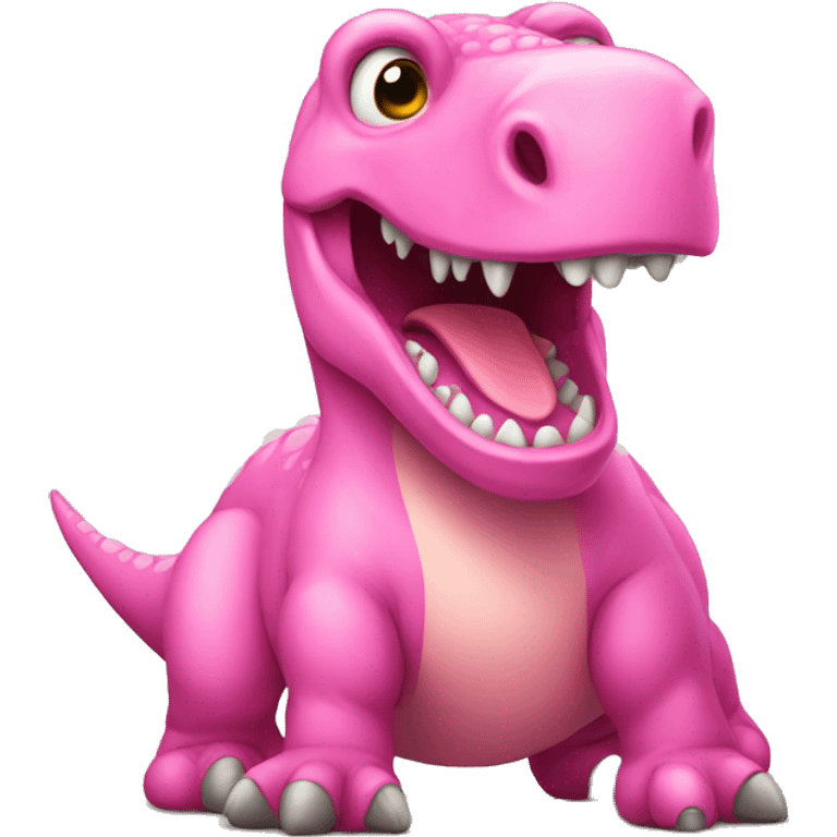 Pink dinosaur emoji