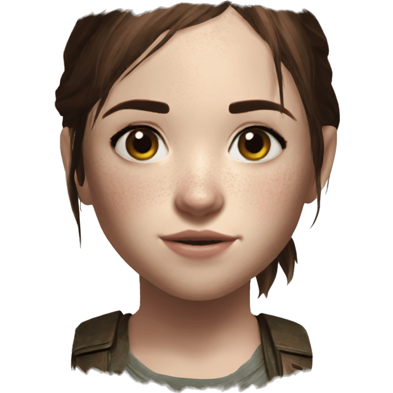 Ellie the last of us Little bit dezoom emoji