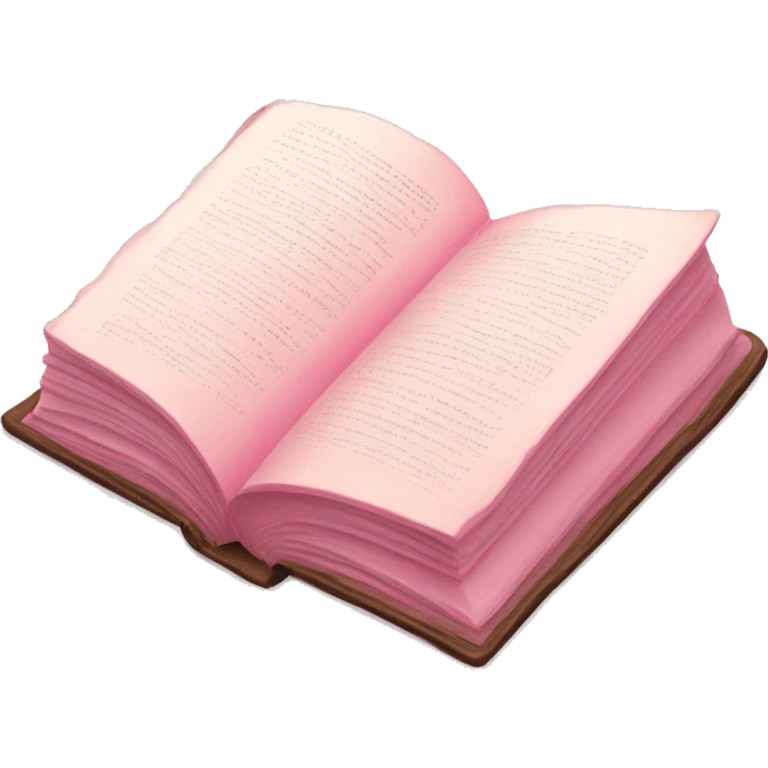 light-pink book opened emoji