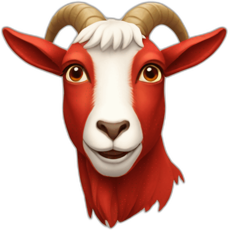 Red Goat emoji