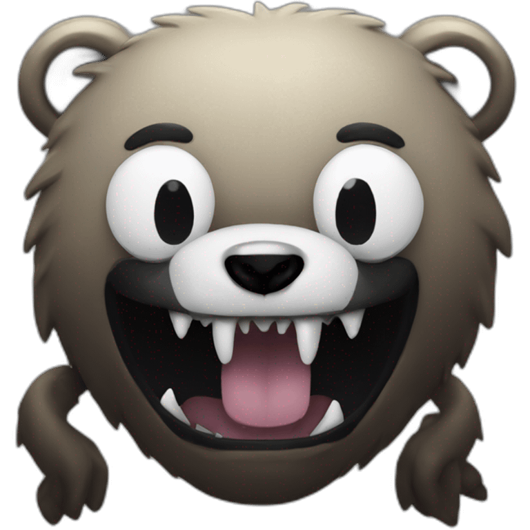 Venom as a bear emoji