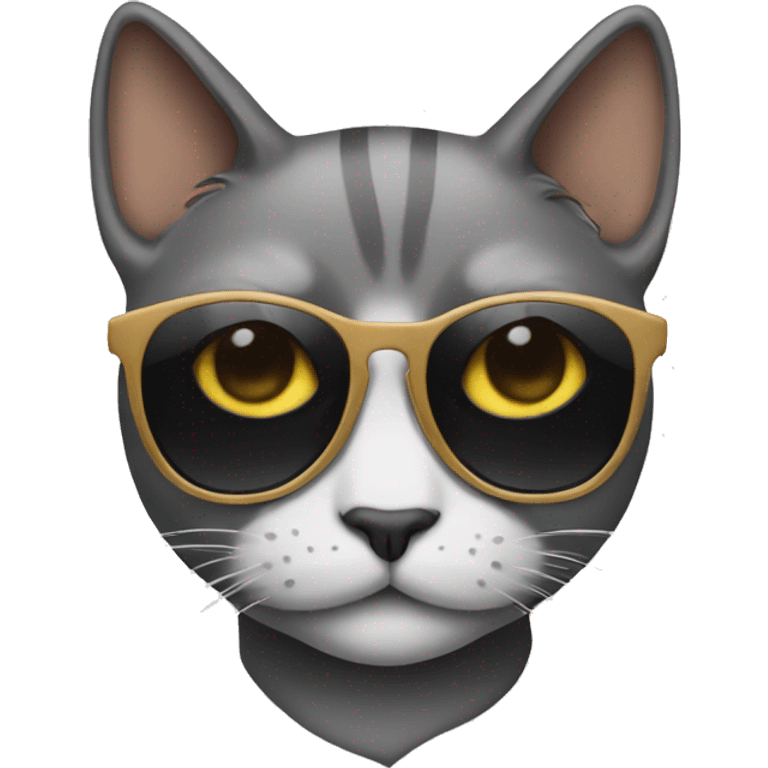 Cat with shades  emoji