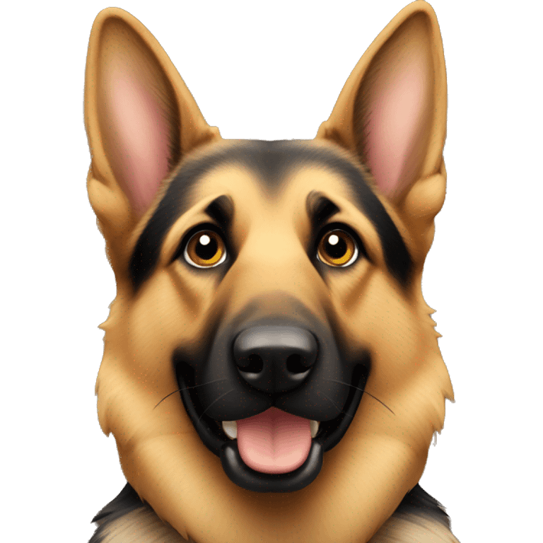 German shepherd  emoji