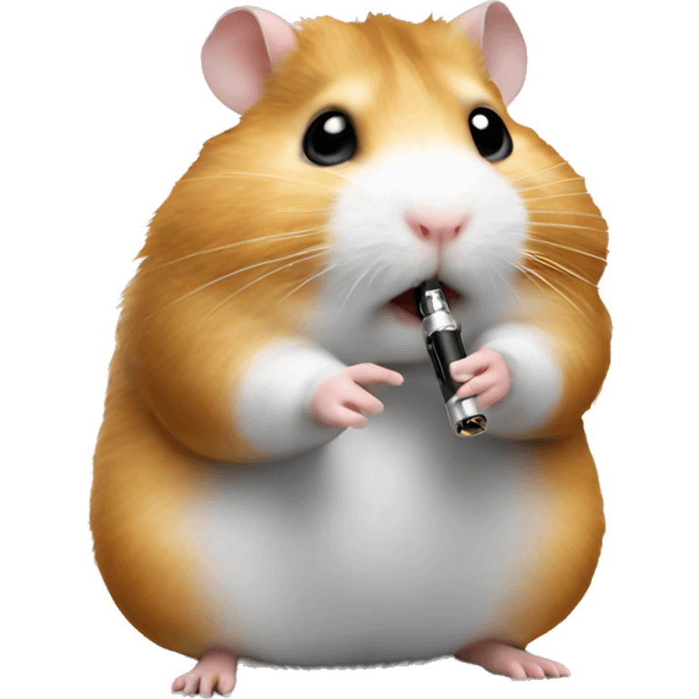 hamster smoke e-cigarette emoji