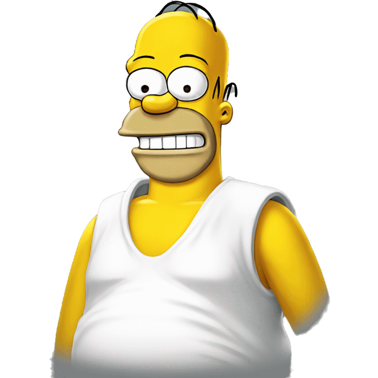 homer simpson smiling emoji