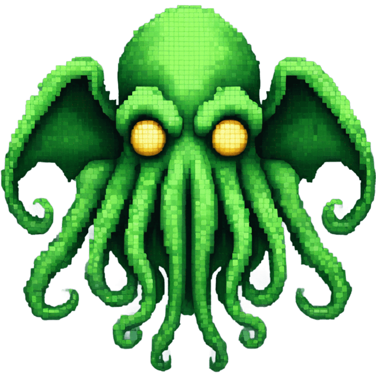 Cthulhu pixel 8bits emoji