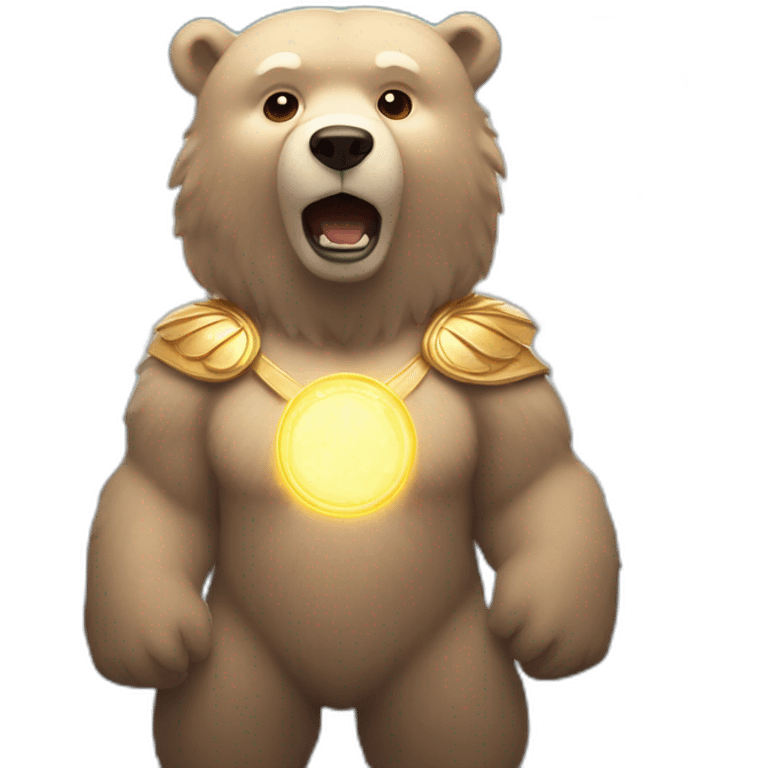 heavenly bear of power emoji