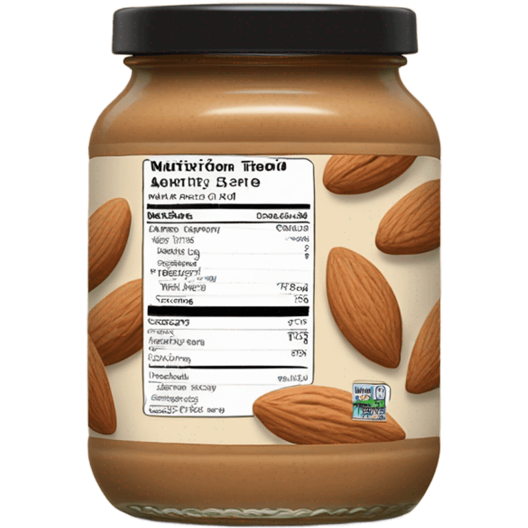 jar of almond butter emoji