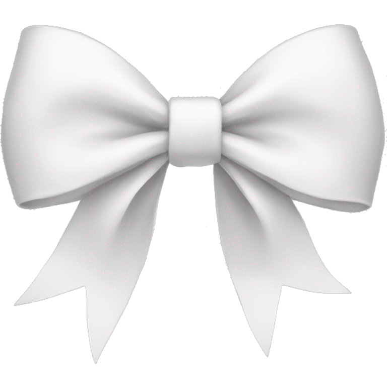 white bow emoji