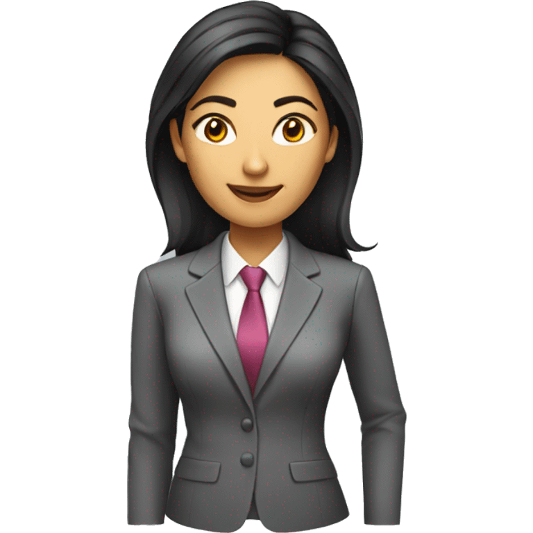 asian indian female executive emoji