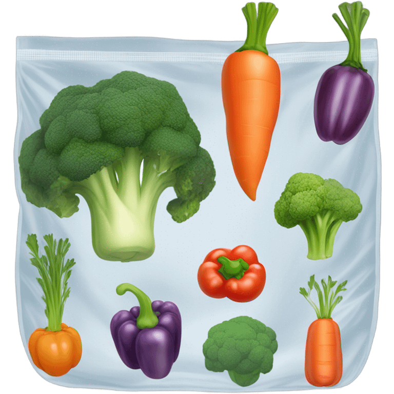 vegetable in a bag emoji