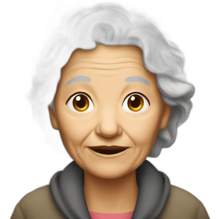 an old woman  emoji