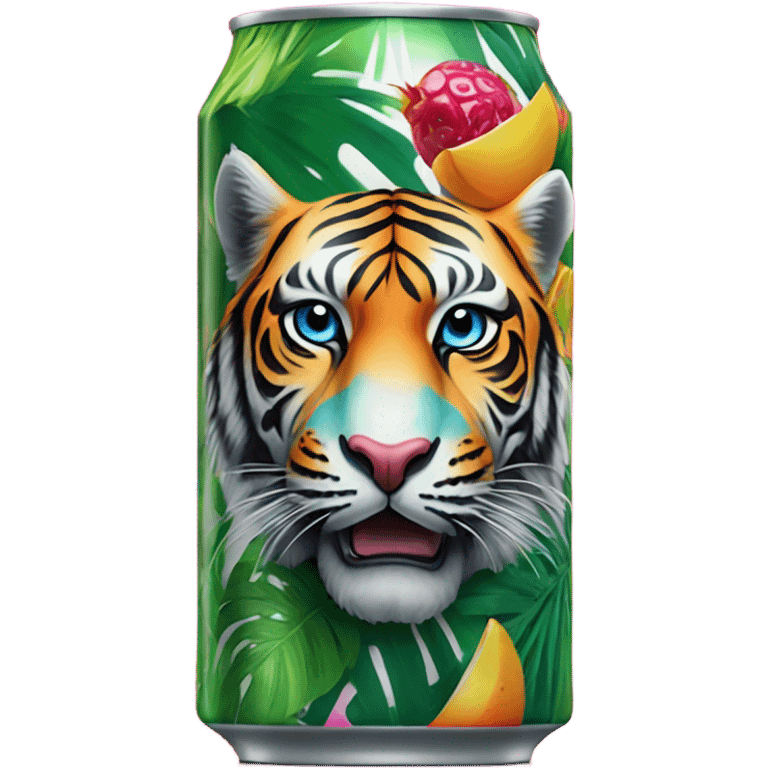 Tropical tiger Energy Drink  emoji