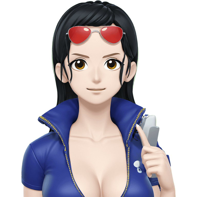 nico robin stylish summer vibe emoji