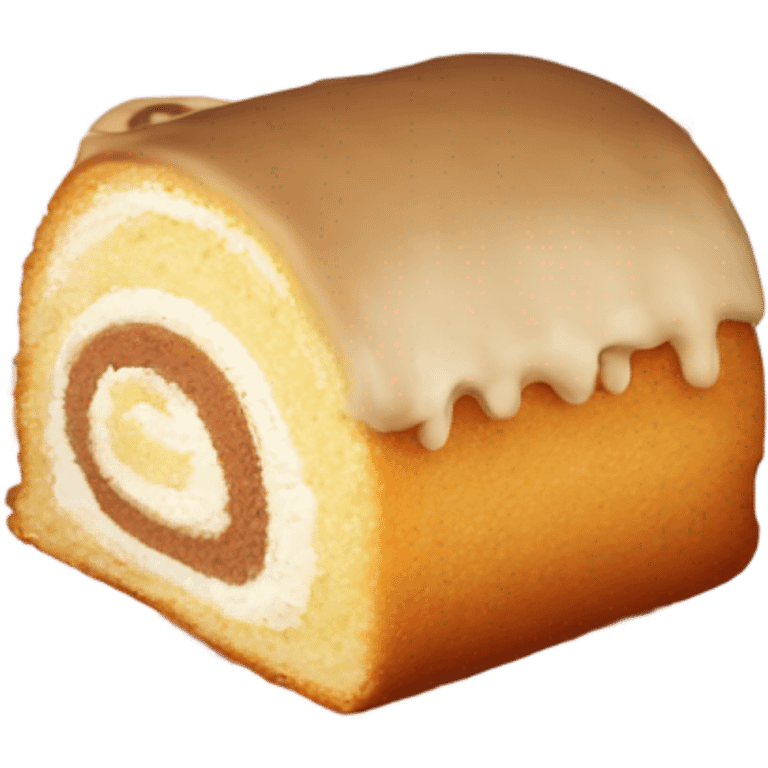 vanilla Cake roll  emoji