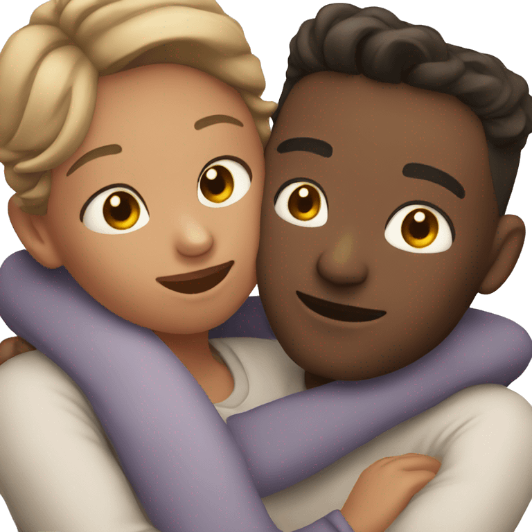 Cuddling  emoji