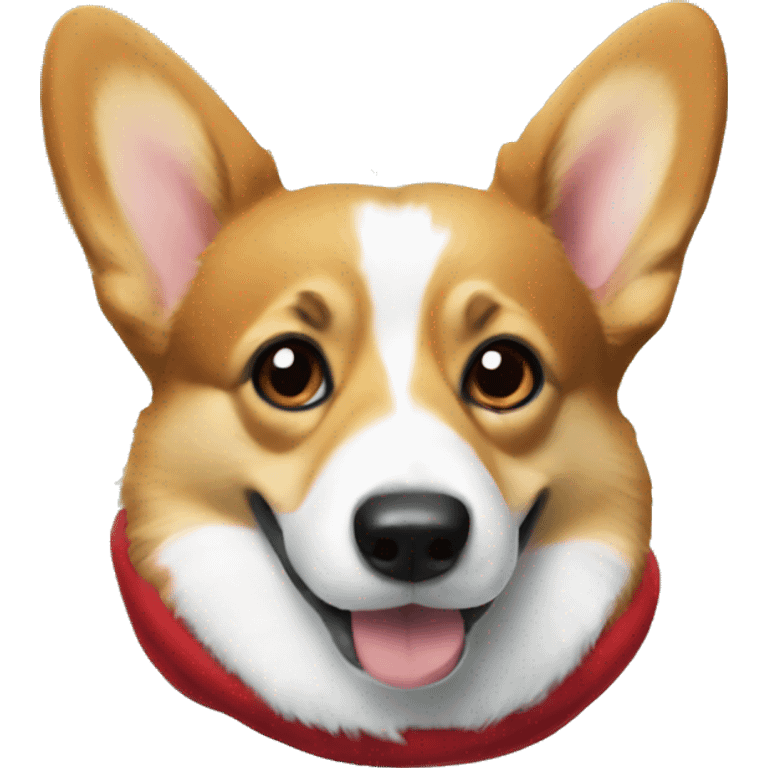 Corgi Christmas emoji