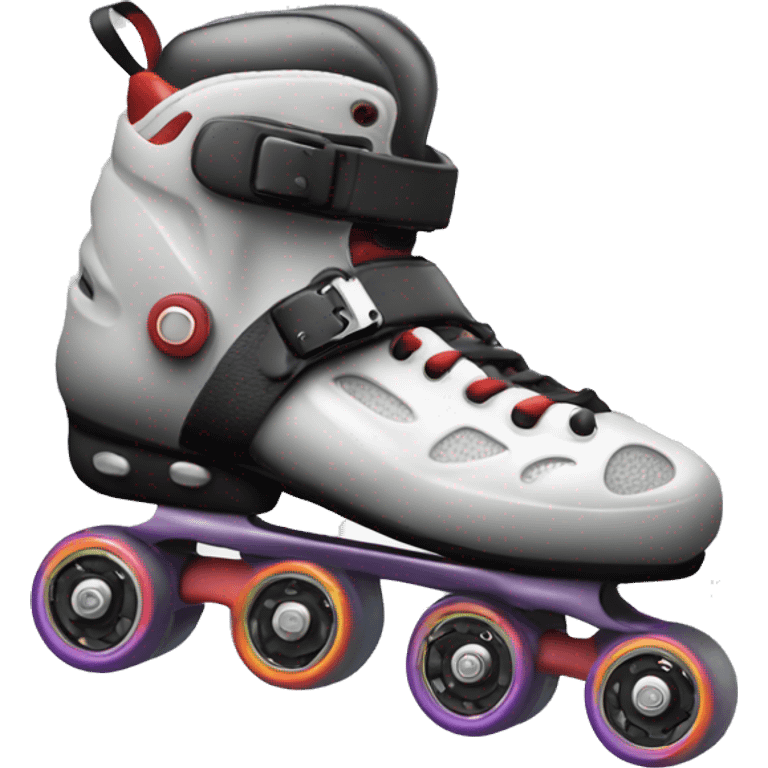 a rollerblades inline skate going fast, just the object itself emoji