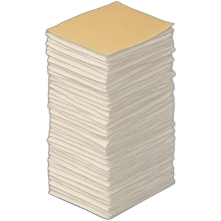 tall paper stack emoji