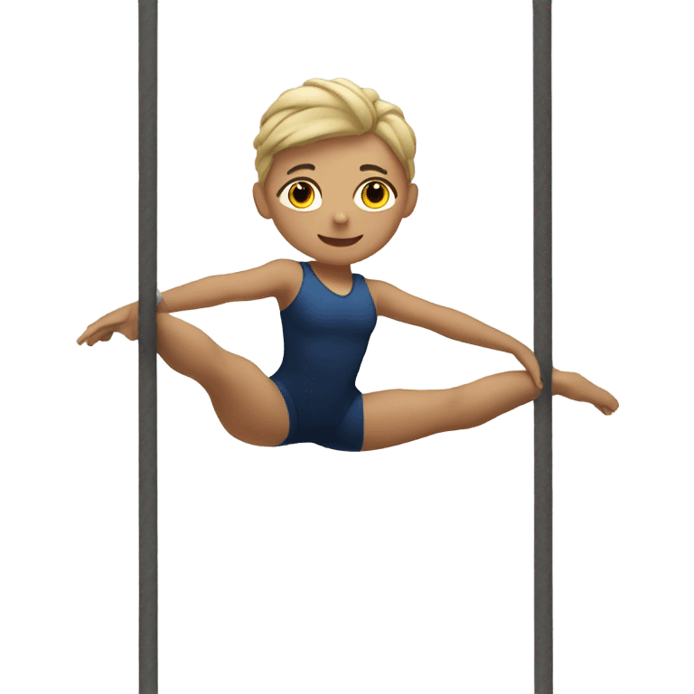 Gymnast on bars emoji