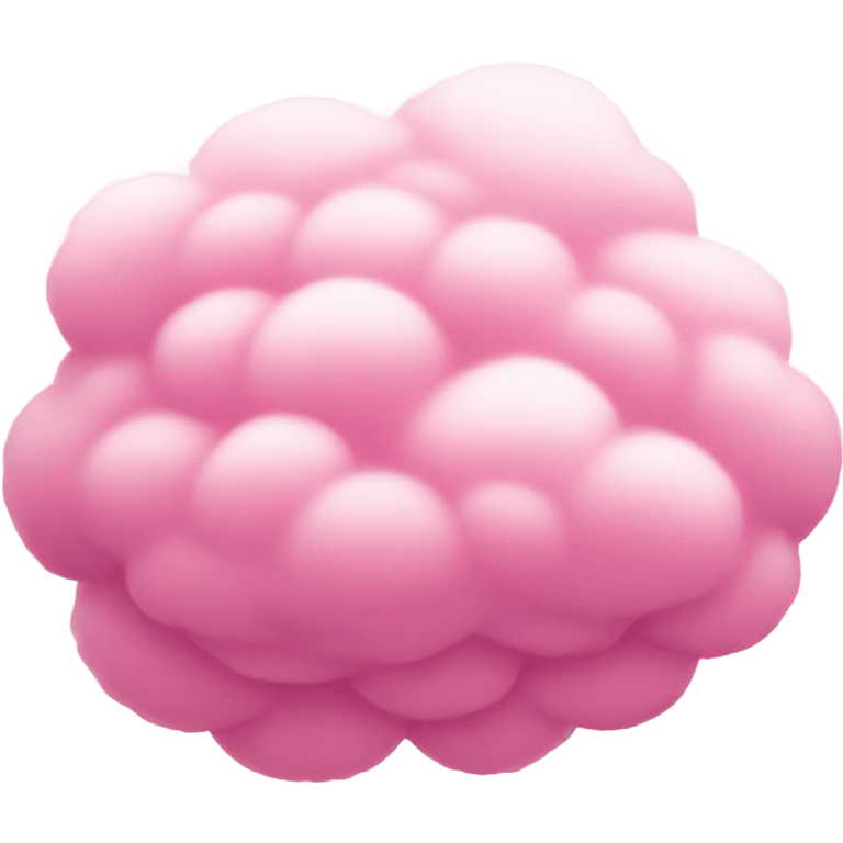 pink fluffy cloud  emoji