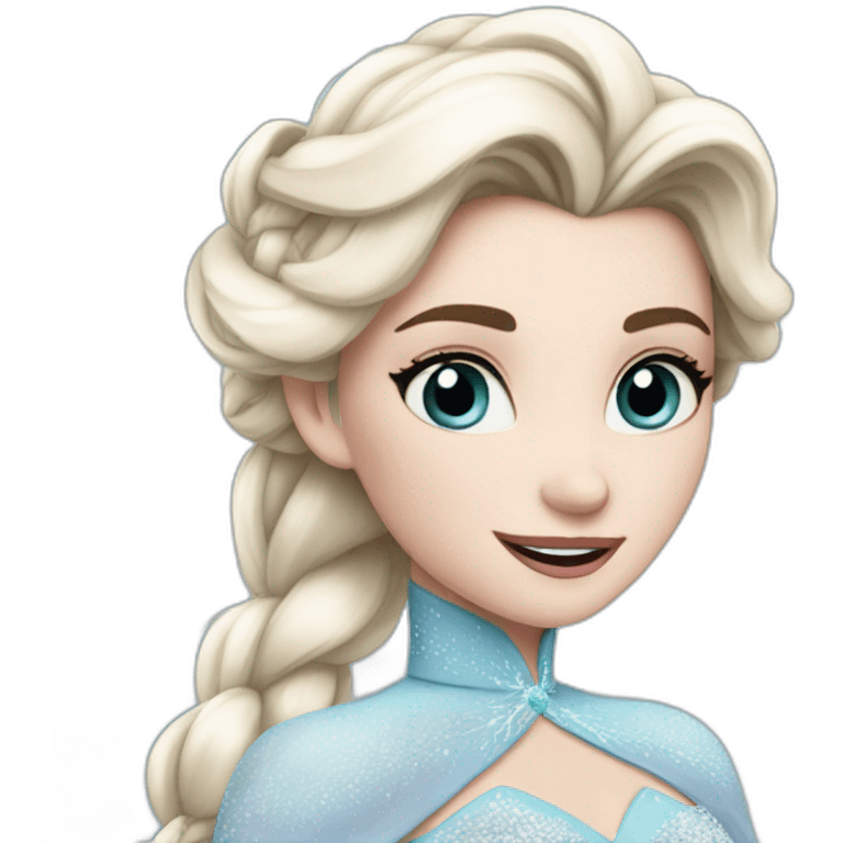 elsa snow queen emoji