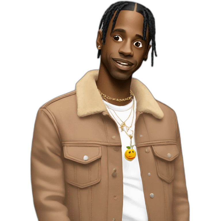 Travis Scott qui dit Zz emoji