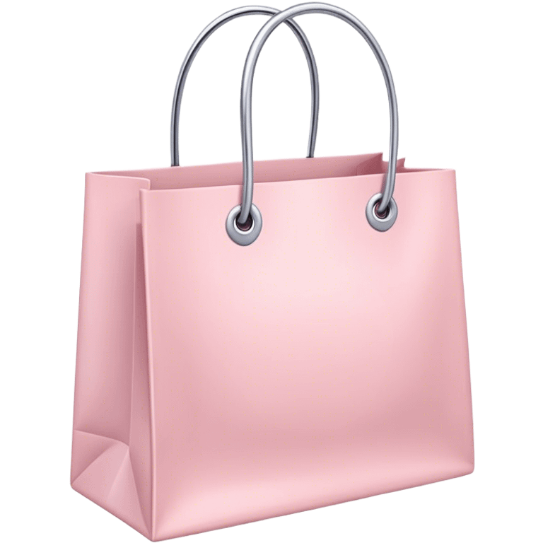 Pale Pink shopping bags emoji