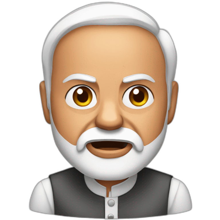 Angry Narendra Modi emoji