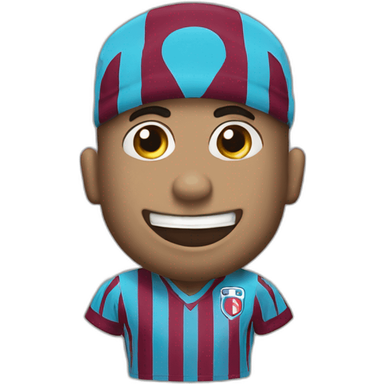 Trabzonspor stryped jersey emoji