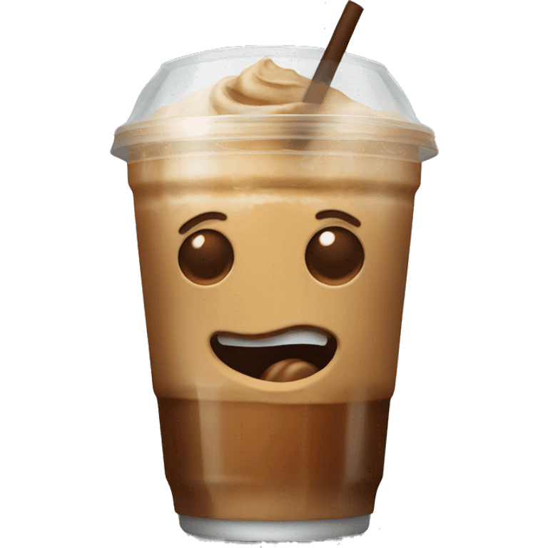 Iced coffee emoji