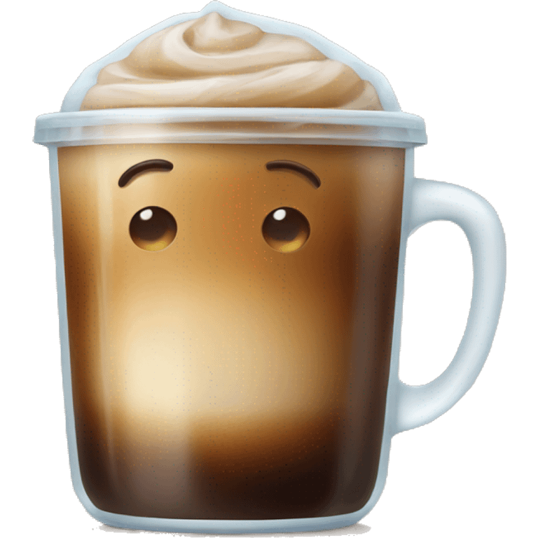 ice coffee emoji