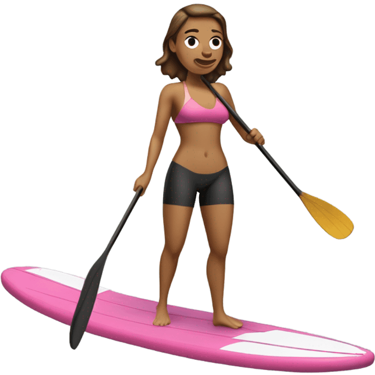 Female stand up paddleboard emoji