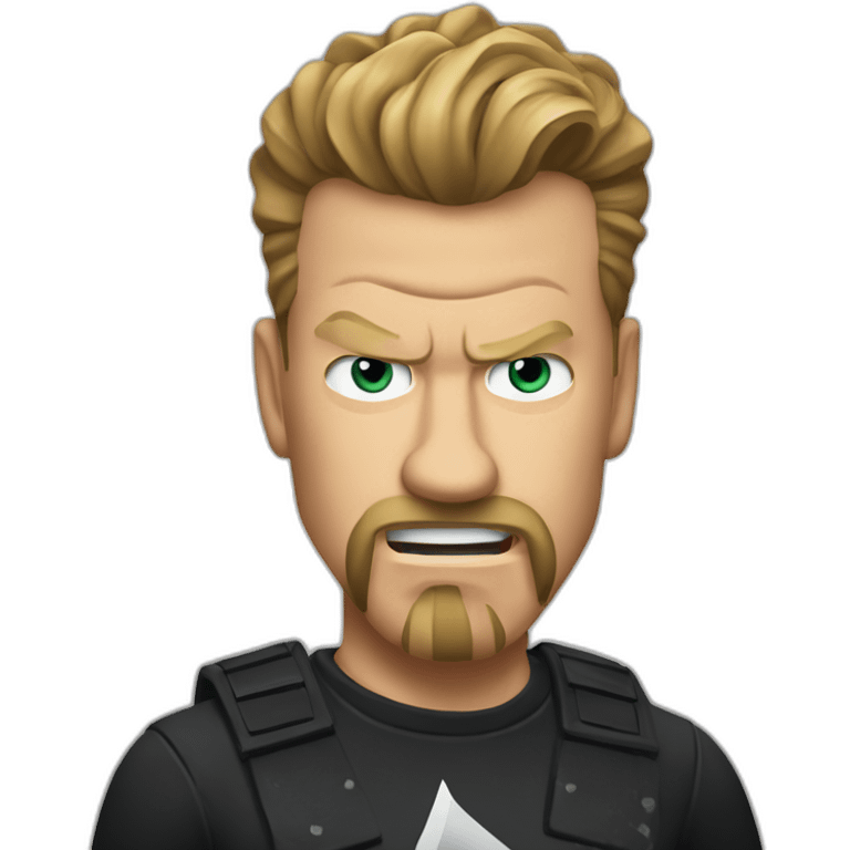 James Hetfield shrugging emoji