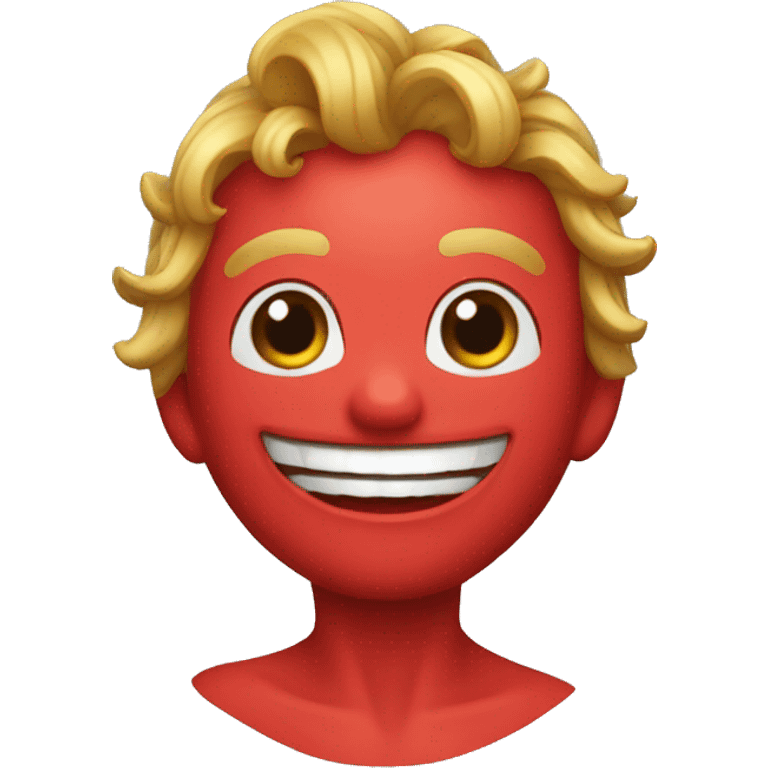 Cangrejo rojo feliz emoji