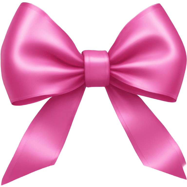 Pink bow emoji